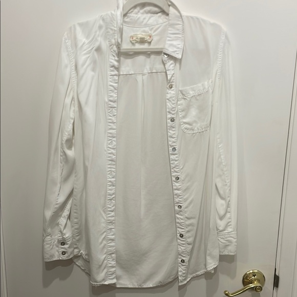White Button-Up Shirt - Picture 1 of 4